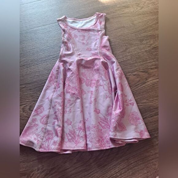 NWOT Terez girls dress in pink Porcelain - size 4 - Picture 1 of 4